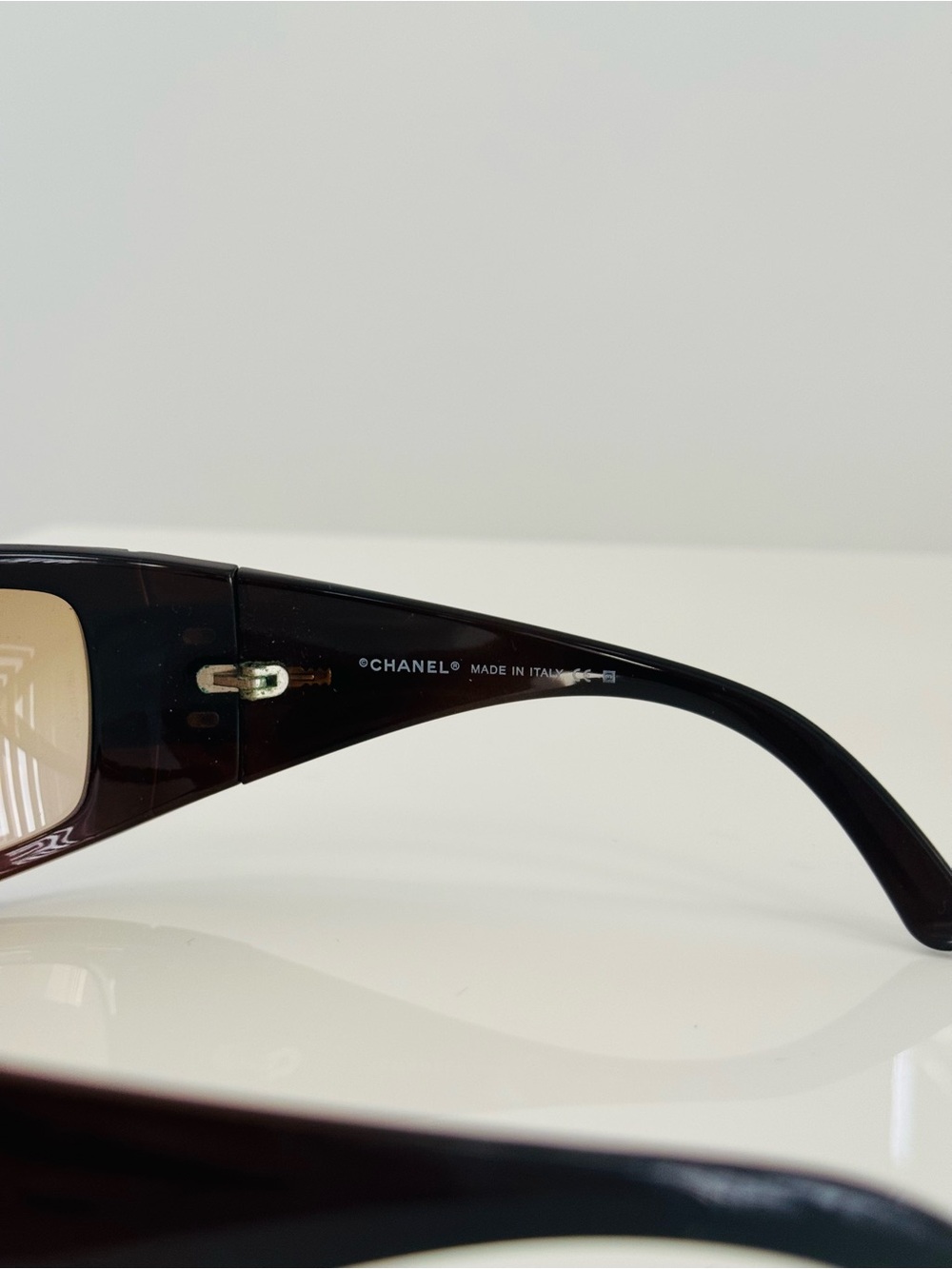 RARE🦋 Vintage CHANEL Vintage 5085 brown gold sunglasses - Picture 7 of 8